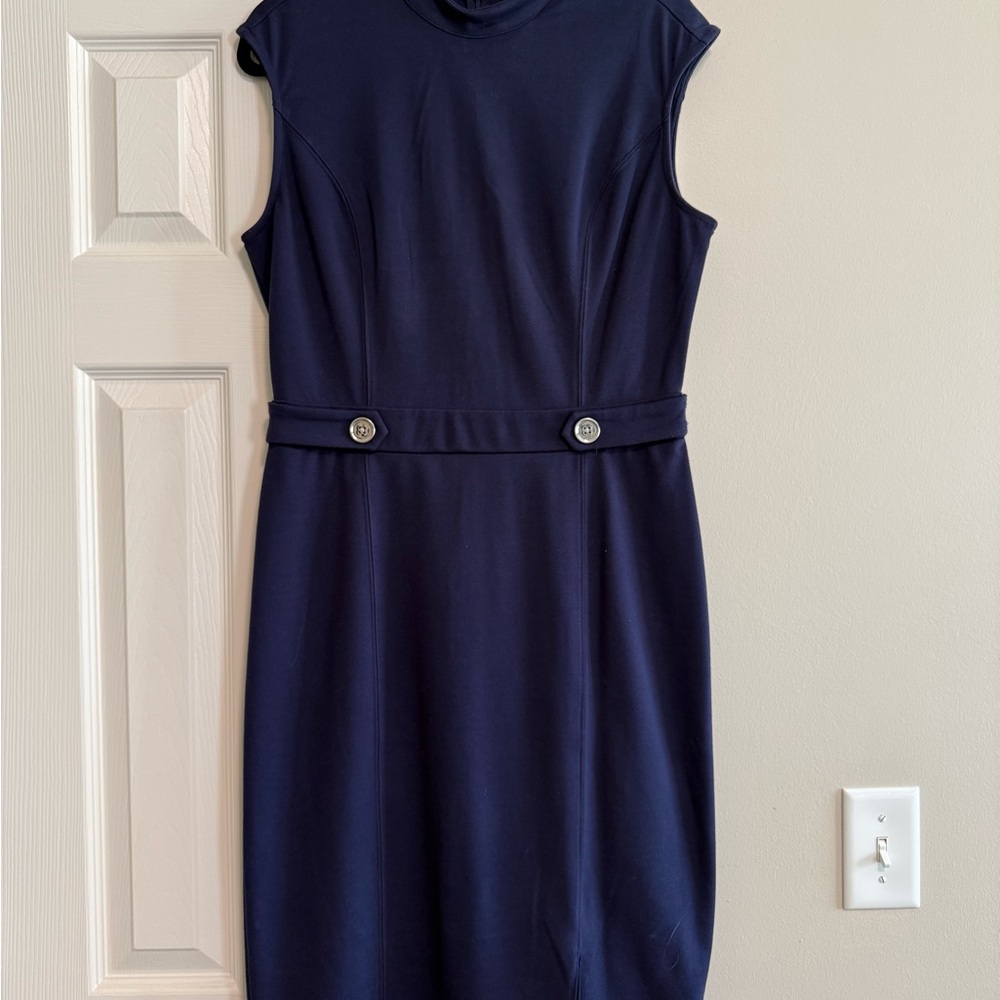 New York & Company Navy Mini Dress